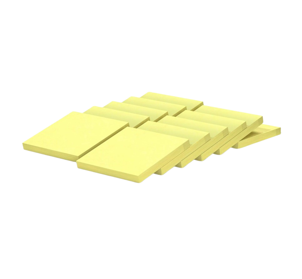Sticky Notes, 3x3 in, 100 Sheets x 12