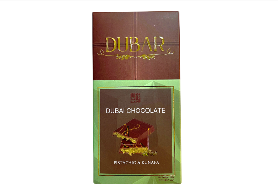 Dubar Dubai Chocolate, Pistachio & Kunafa  - 190g