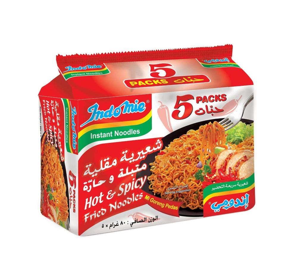 Indomie Hot & Spicy Fried Noodles - 80g