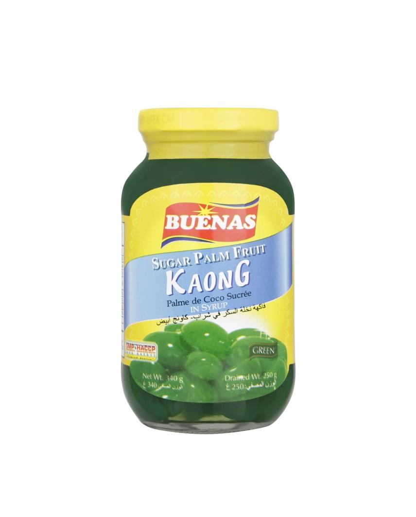 Buenas Sugar Palm Fruit, Kaong in Syrup, Green - 340g