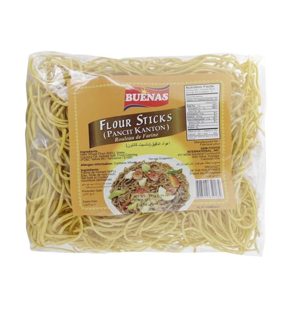 Buenas Chinese Noodles Pansit Canton - 454g