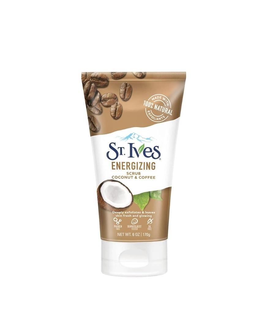 St. Ives Energizing Face Scrub, Coconut & Coffee - 170g