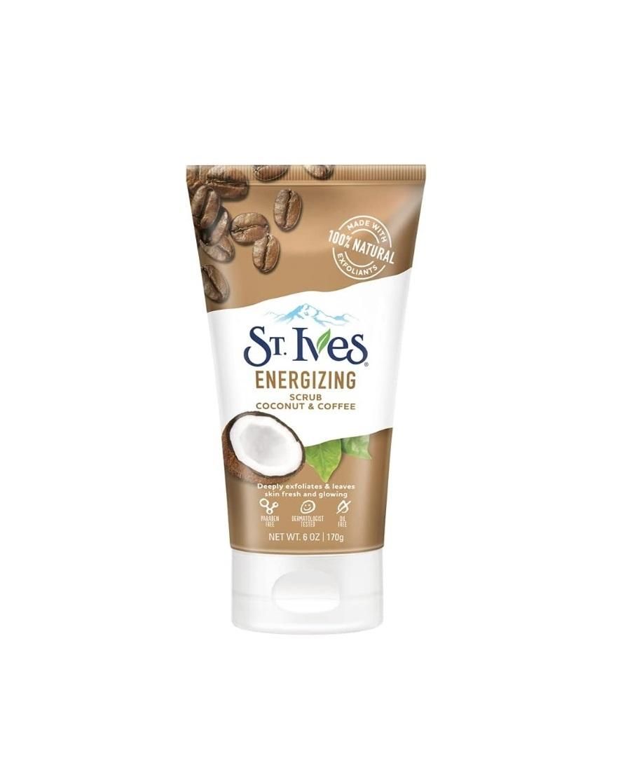 St. Ives Energizing Face Scrub, Coconut & Coffee - 170g