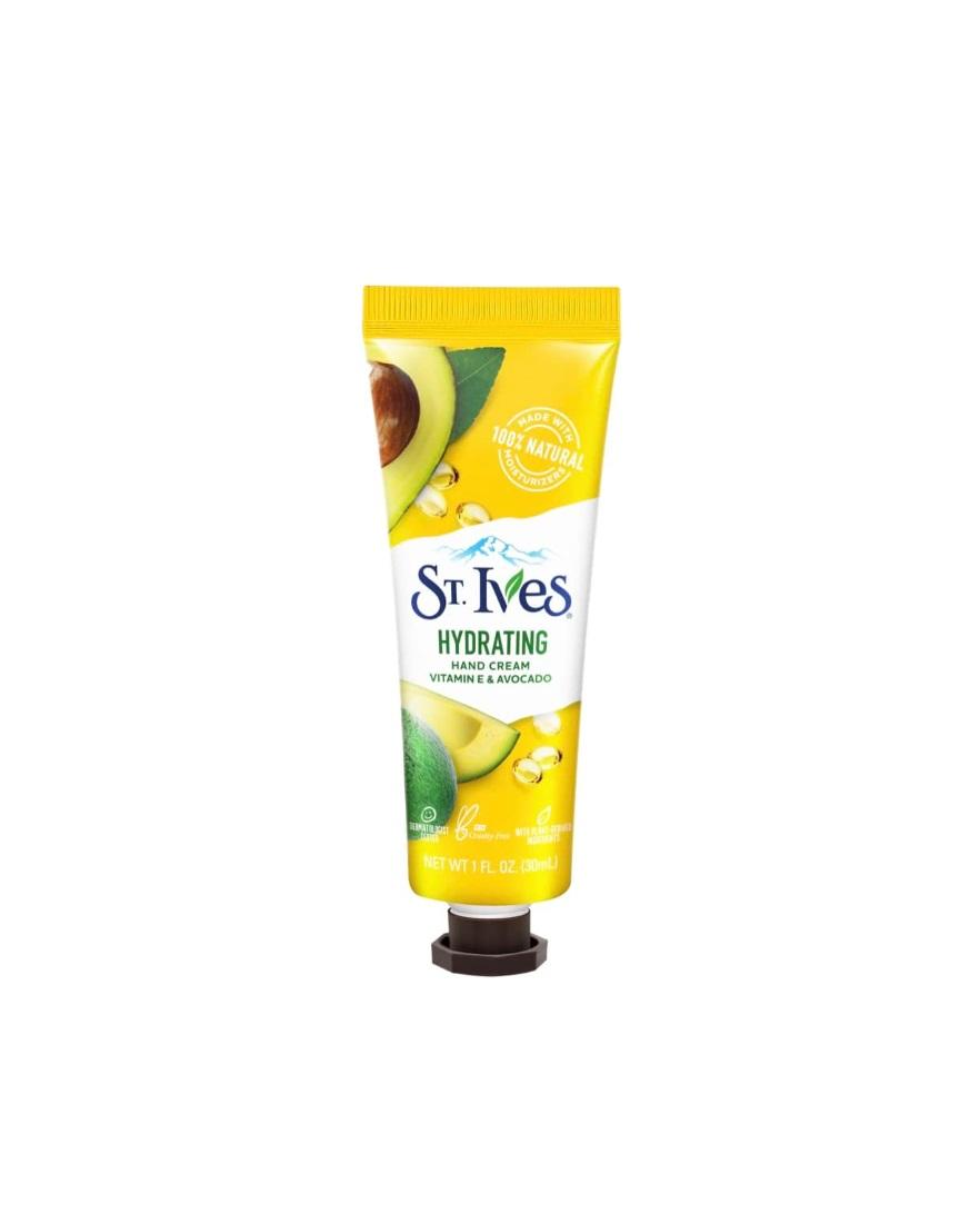 St. Ives Hydrating Hand Cream with Vitamin E & Avocado - 30 ml