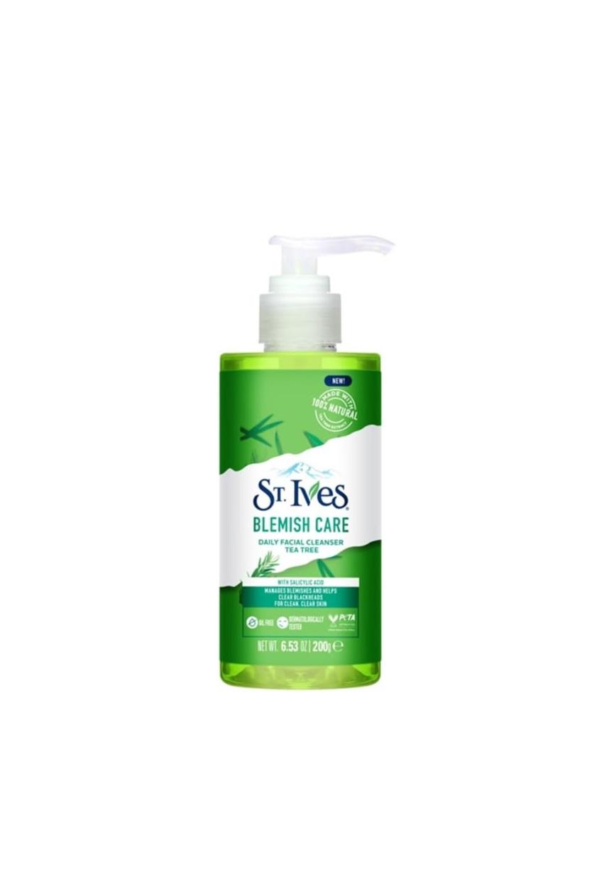 St. Ives Blemish Care Face Wash With 100% Natural Tea Tree Extracts & Salicylic Acid - 200 ml
