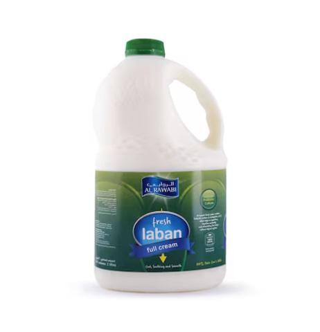 Al Rawabi Full Cream Laban - 2 Liter