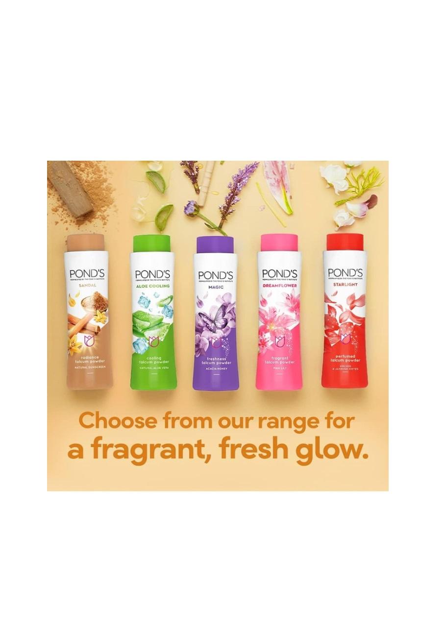 Pond's Startlight Perfumed Talc, Orchid & Jasmine Notes - 300g