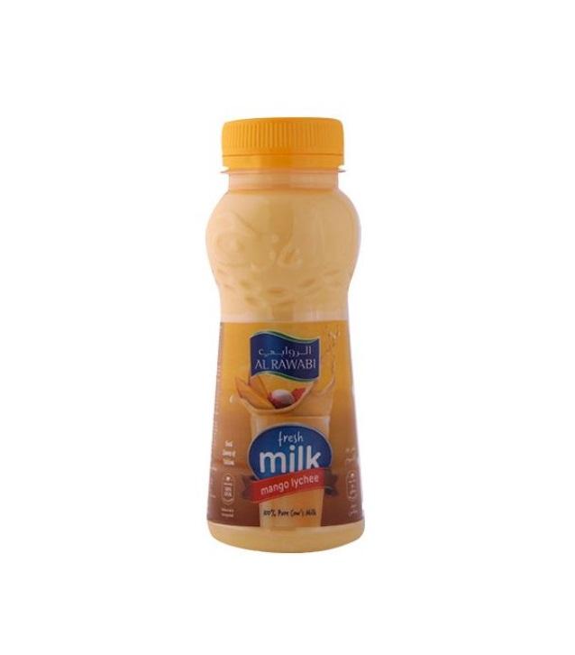 Al Rawabi Mango Lychee Milk - 200 ml
