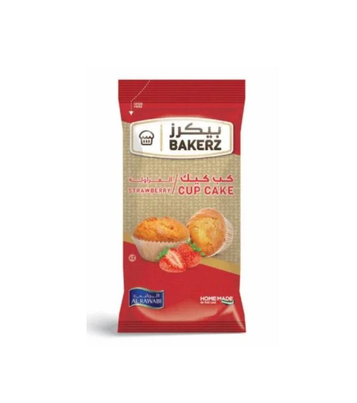Al Rawabi Bakerz Strawberry Cup Cake - 30g x 2
