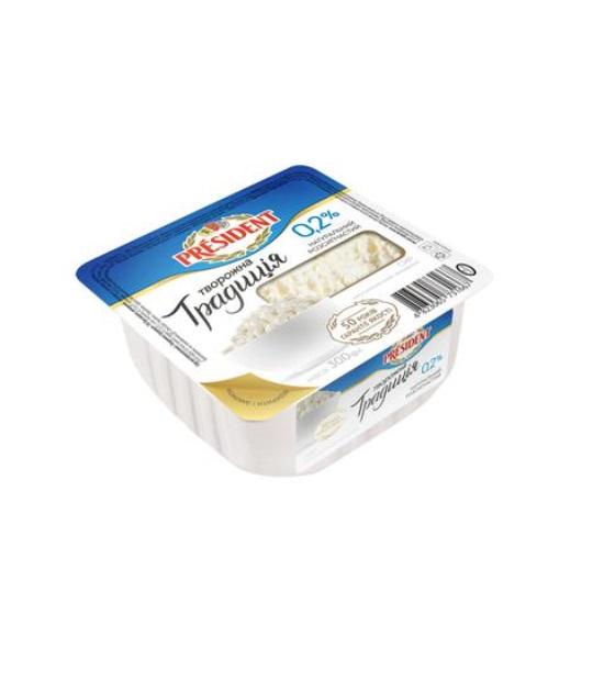 President Cottage Cheese, 0.2% - 300g