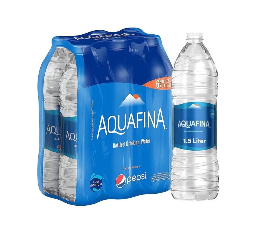 Aquafina Bottled Drinking Water - 1.5 Liter x 6