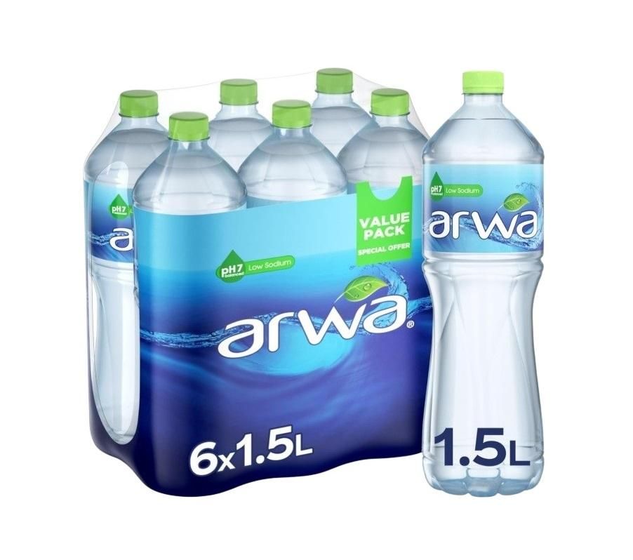 Arwa Drinking Water - 1.5 Liter x 6