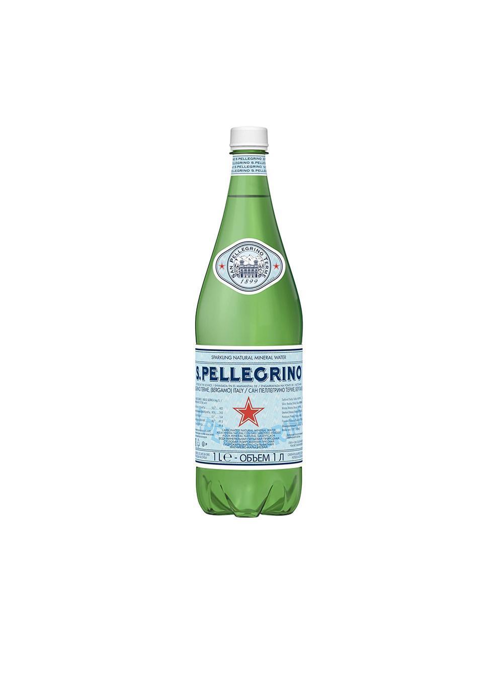 San Pellegrino Sparkling Water, PET Bottle - 1 Liter x 12