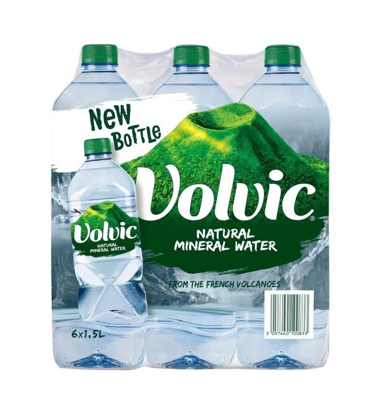 Volvic Natural Spring Water - 1.5 Liter x 6