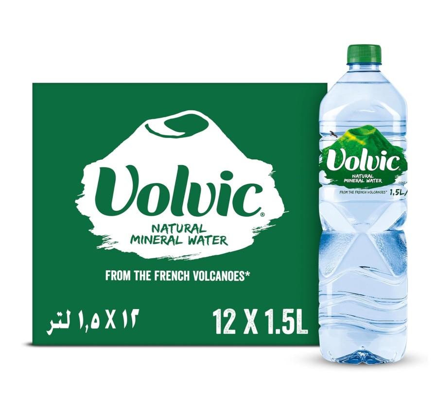 Volvic Natural Spring Water - 1.5 Liter x 6