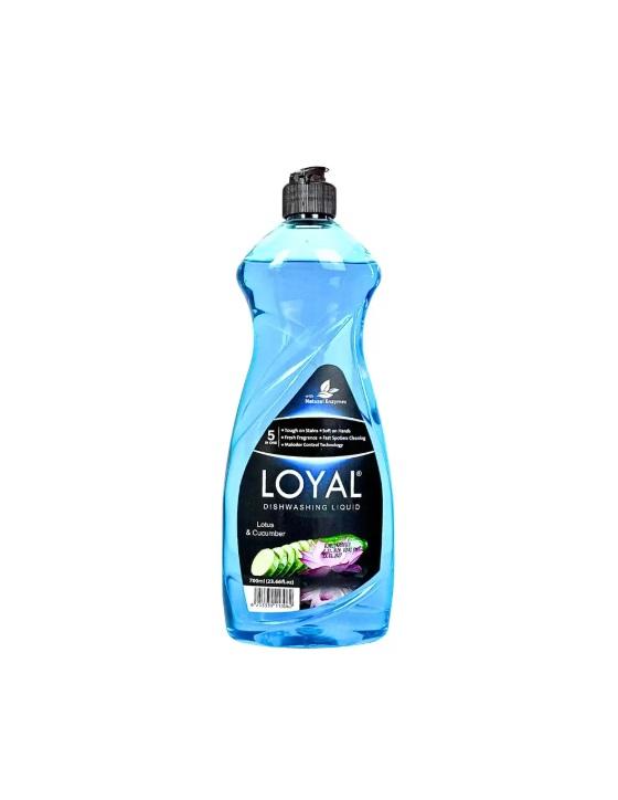 Loyal Dishwashing Liquid, Lotus And Cucumber Scent - 700 ml