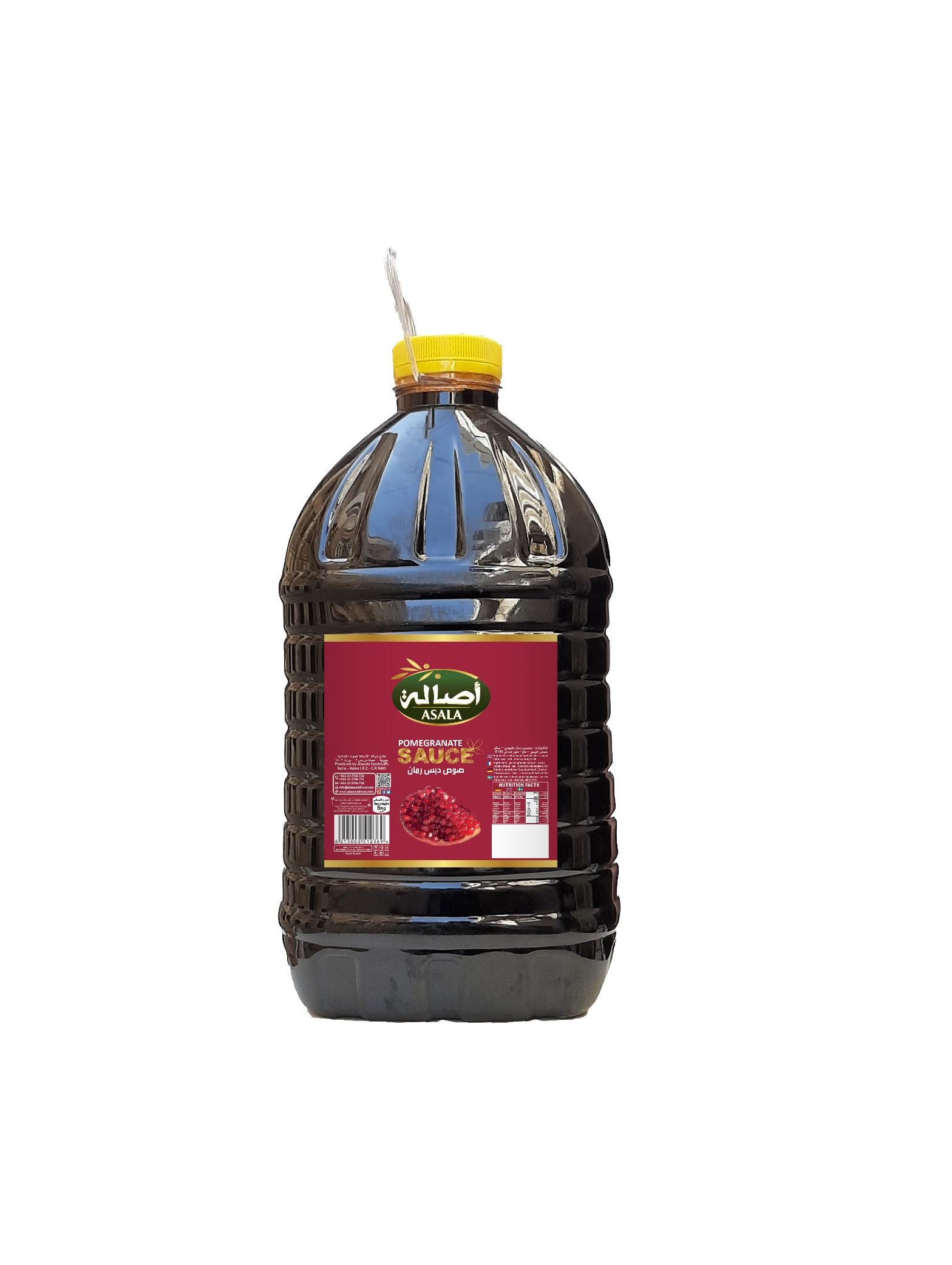 Asala Pomegranate Molasses Sauce, PET Bottle - 5 kg