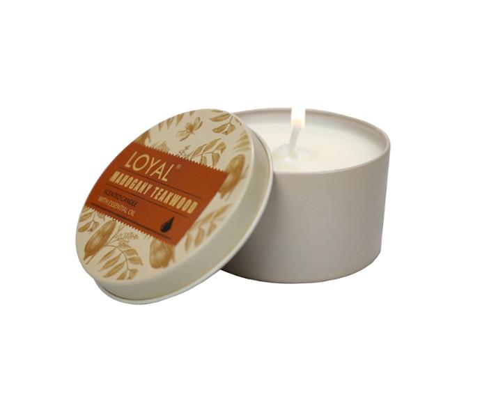 Loyal Mahogany Teakwood Scented Candle - 150 ml