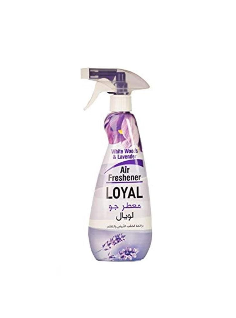 Loyal Air Freshener, White Woods & Lavender Scent - 450 ml