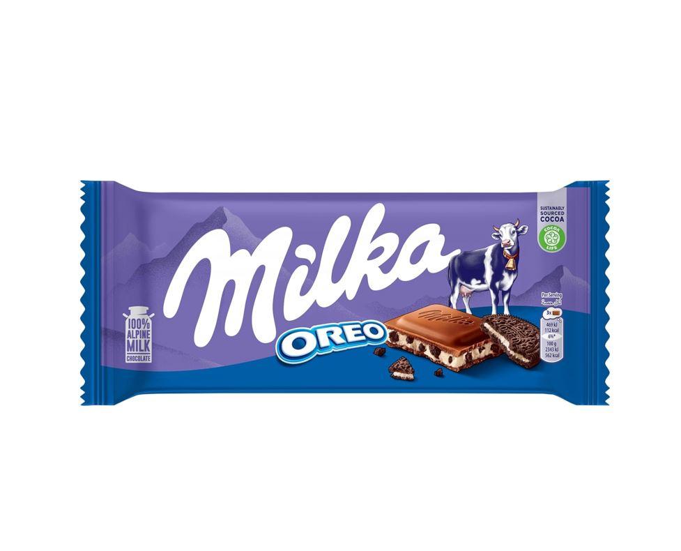 Milka Chocolate With Oreo Cookies - 100g