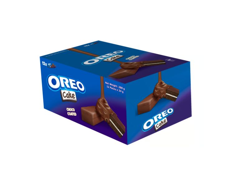 Oreo Cadbury Chocolate Coated Cake - 24g (Pack of 12)