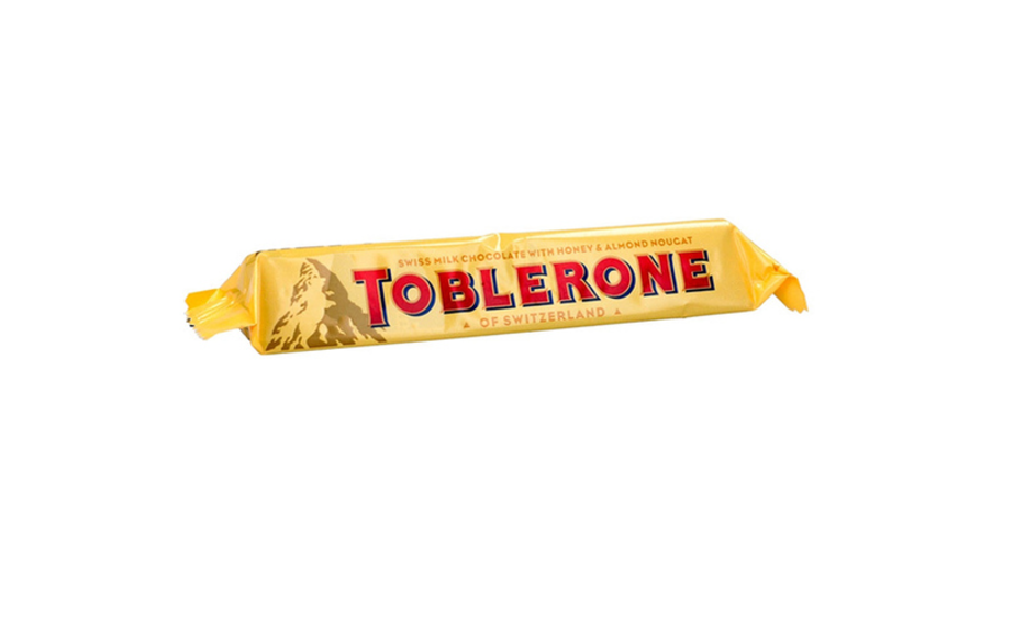 Toblerone Swiss Milk Chocolate Bar with Honey and Almond Nougat - 35g