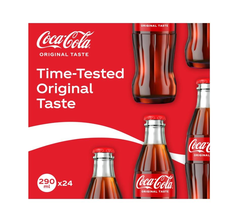 Coca-Cola Regular, NRB - 290 ml x 24