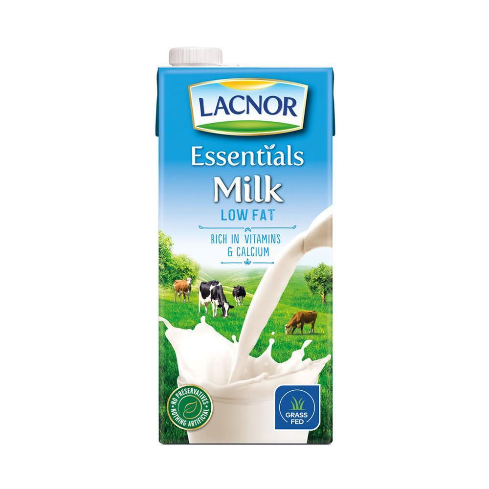 Lacnor Low Fat Milk - 1 Liter x 4