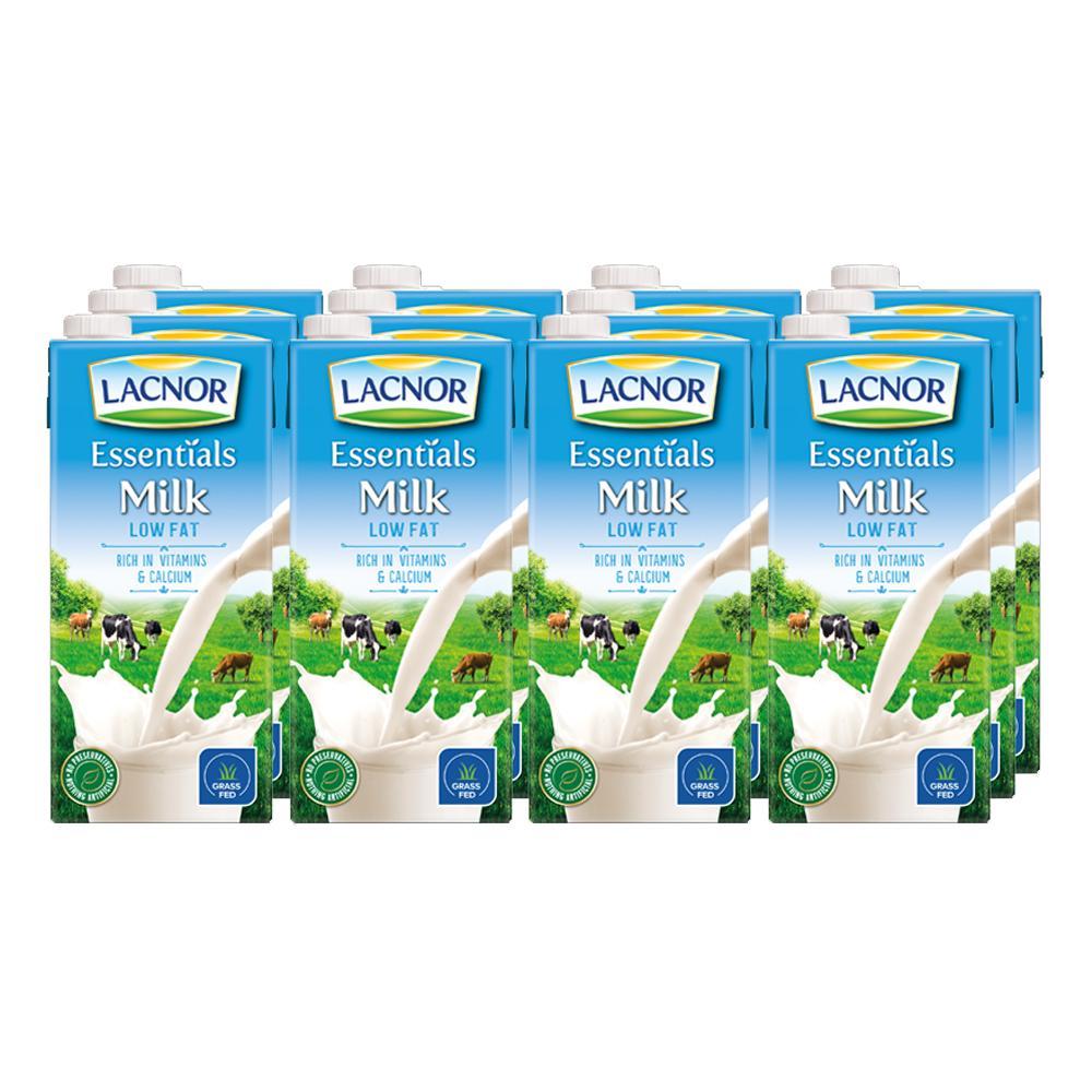 Lacnor Low Fat Milk - 1 Liter x 4