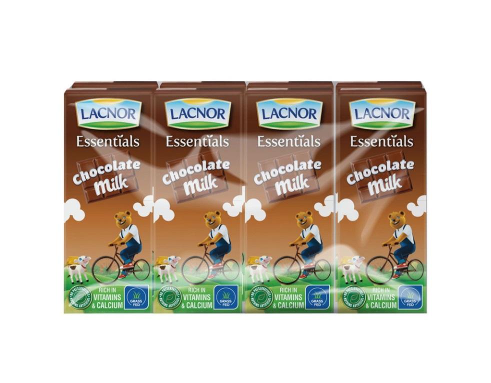 Lacnor Chocolate Flavoured Milk - 180 ml x 8