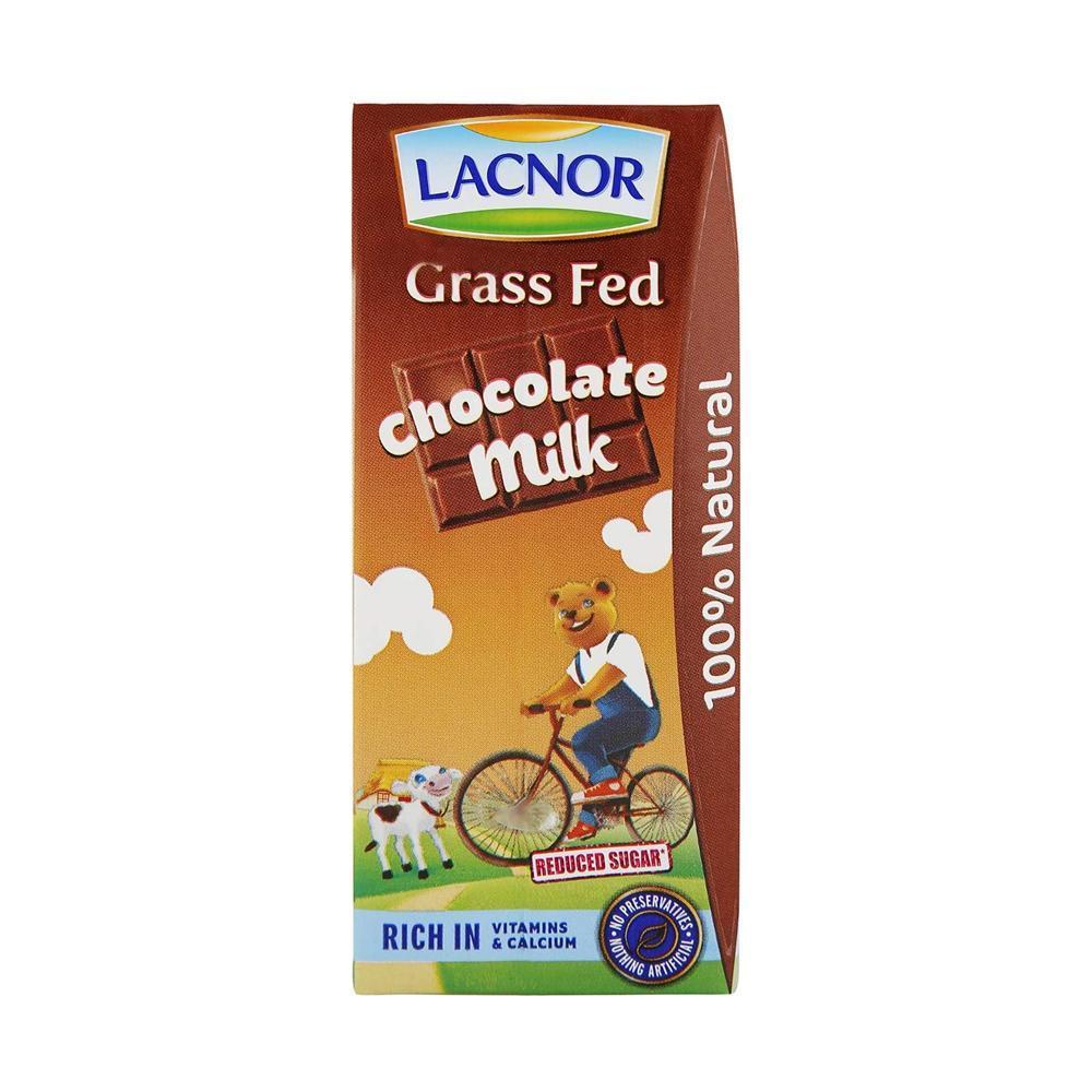 Lacnor Chocolate Flavoured Milk - 180 ml x 8
