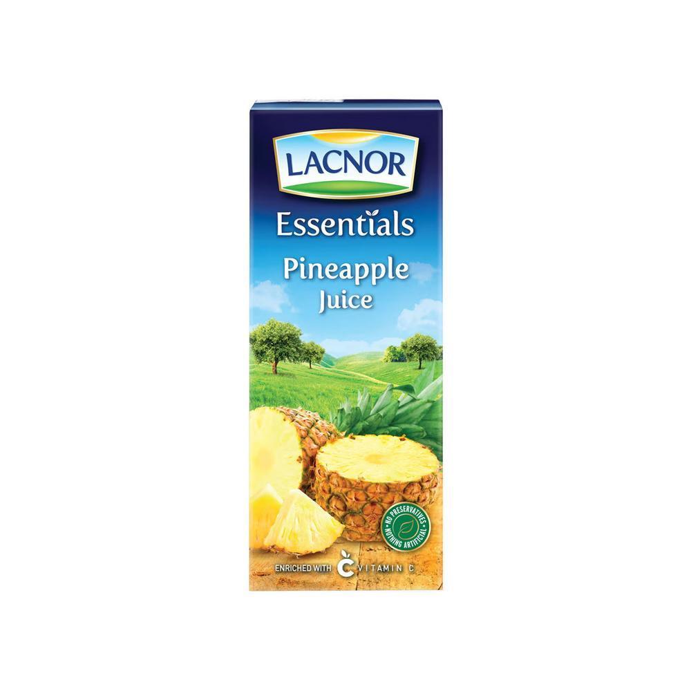 Lacnor Essentials Pineapple Juice - 180 ml x 8