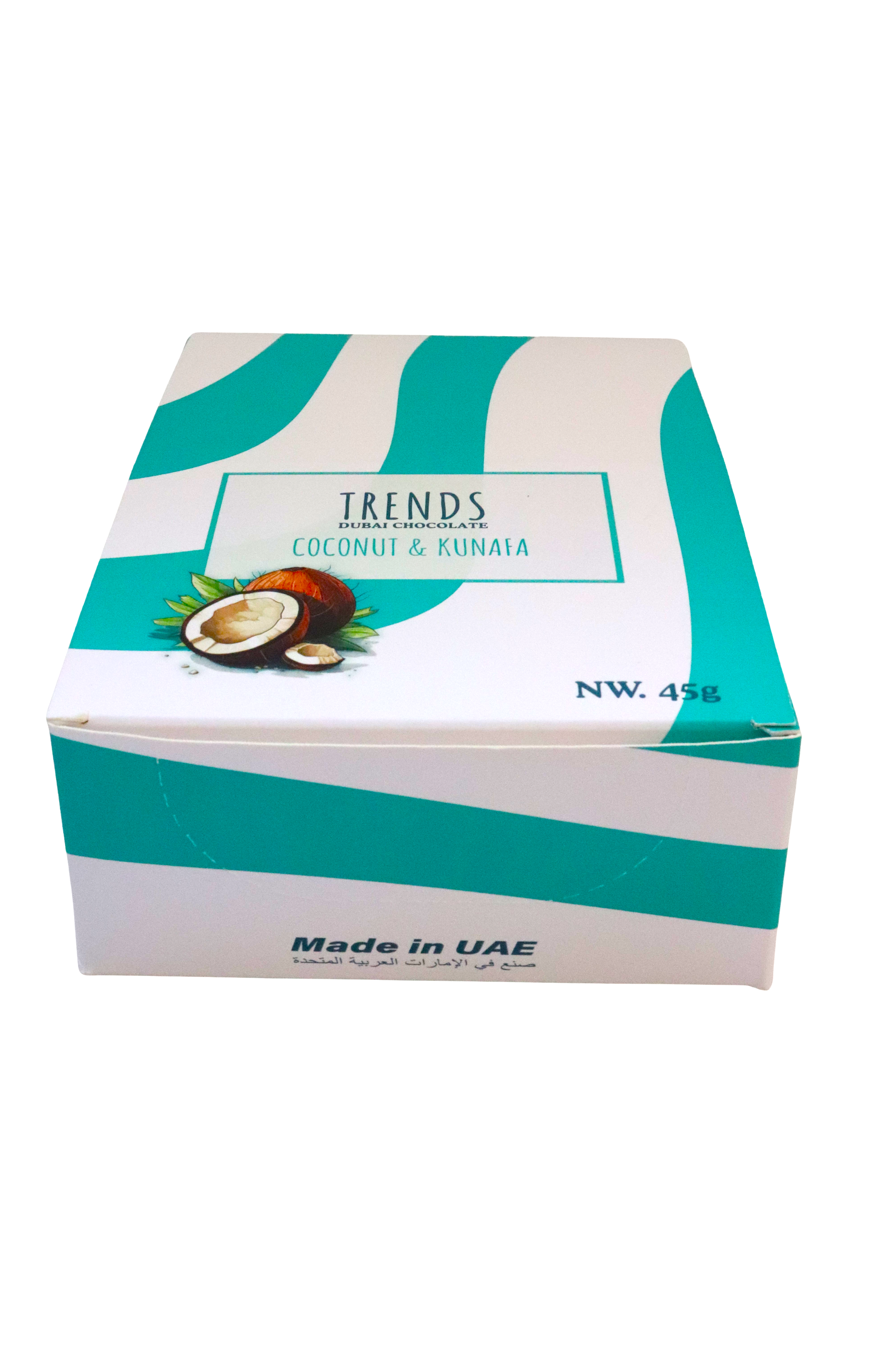 Trends Dubai Chocolate, Coconut & Kunafa - 45g