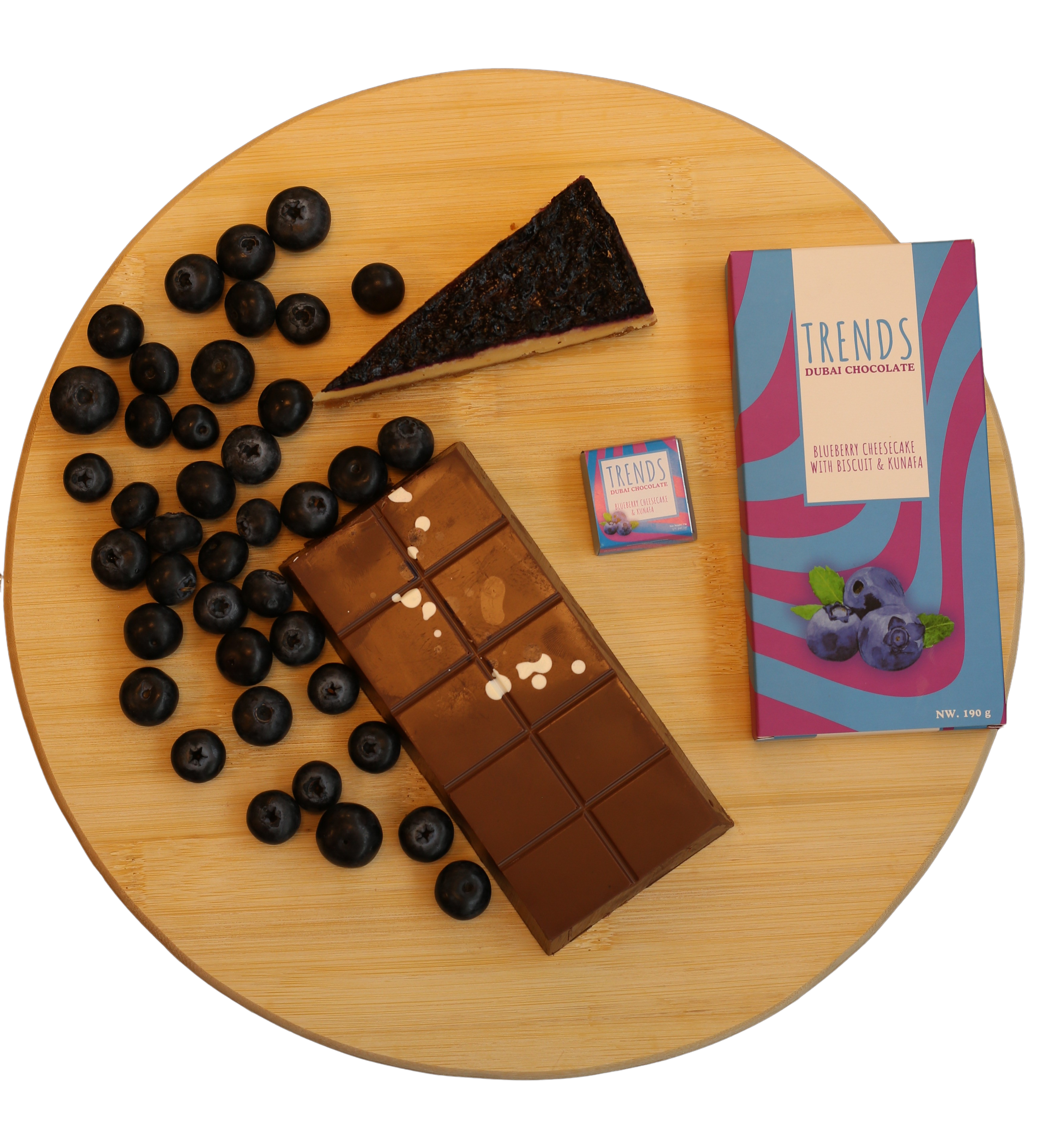 Trends Dubai Chocolate, Blueberry Cheesecake & Kunafa - 13g